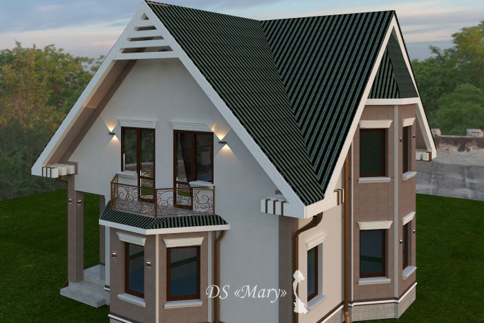 Дизайн з зеленим дахом